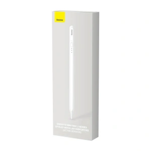 Buy Baseus Smooth Writing 2 Series Stylus with LED Indicator SXBC060202 (white) - BSU4186 - {ean13} - Home Screen Store Europe