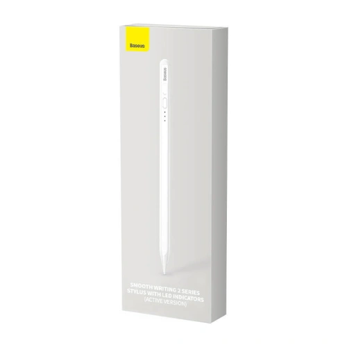 Buy Baseus Smooth Writing 2 Series Stylus with LED Indicator SXBC060202 (white) - BSU4186 - {ean13} - Home Screen Store Europe