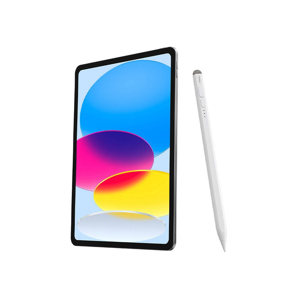 Rysik długopis aktywny + pasywny Baseus Stylus ze wskaźnikiem baterii (biały)