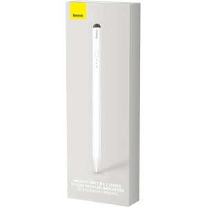 Buy Baseus Smooth Writing 2 Series Active + Passive Stylus with LED Indicator SXBC060302 (white) - BSU4187 - {ean13} - Home Screen Store Europe