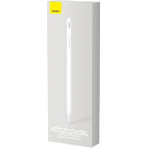 Buy Baseus Smooth Writing 2 Series Stylus with LED Indicator SXBC060402 (white) - BSU4188 - {ean13} - Home Screen Store Europe