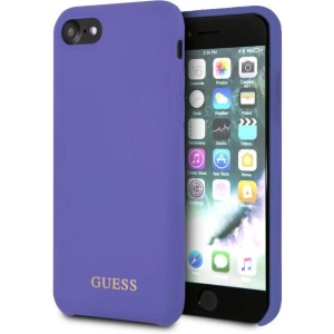 Kup Guess Apple Case GUHCI8LSGLUV iPhone 8/7 lila/violett Hartschalenetui Silikon - GUE2575 - {ean13} - Sklep Home Screen