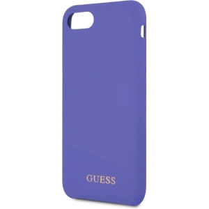 Kup Guess Apple Case GUHCI8LSGLUV iPhone 8/7 lila/violett Hartschalenetui Silikon - GUE2575 - {ean13} - Sklep Home Screen