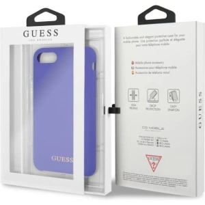 Kup Guess Apple Case GUHCI8LSGLUV iPhone 8/7 lila/violett Hartschalenetui Silikon - GUE2575 - {ean13} - Sklep Home Screen
