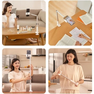 Teleskopický stolní držák USAMS WX Series bílý/white (US-ZB255)