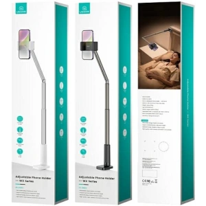 Teleskopický stolní držák USAMS WX Series bílý/white (US-ZB255)