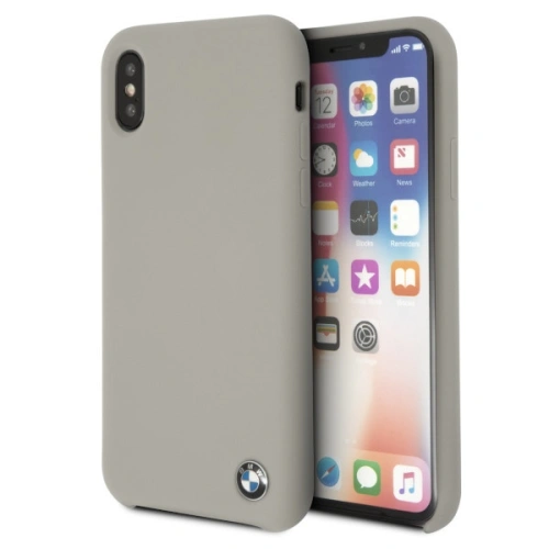 Kup Etui BMW BMHCPXSILTA Apple iPhone X béžový/taupe hardcase silikon - BMW450 - {ean13} - Sklep Home Screen