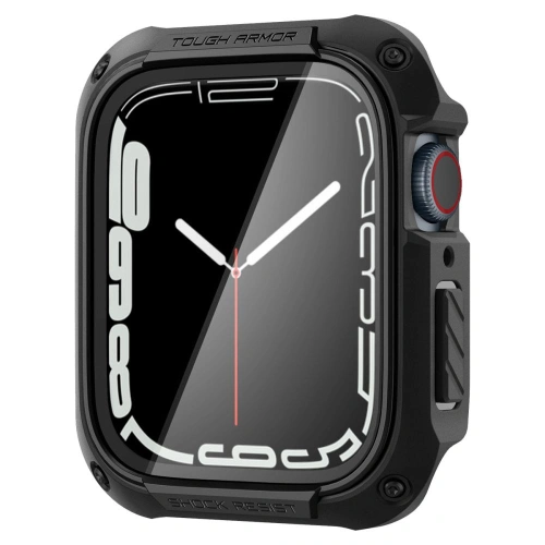 Kup Case Spigen Tough Armor Apple Watch 4/5/6/7/8/9/SE 44/45mm Schwarz - SPN2871 - {ean13} - Sklep Home Screen