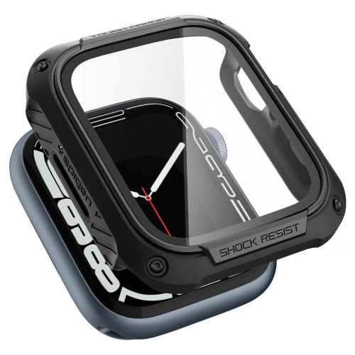 Kup Case Spigen Tough Armor Apple Watch 4/5/6/7/8/9/SE 44/45mm Schwarz - SPN2871 - {ean13} - Sklep Home Screen