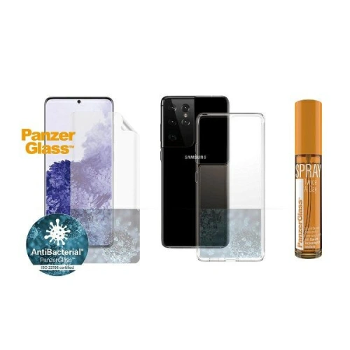 Buy PanzerGlass Start Kit Samsung Galaxy S21 Ultra TPU Screen Protector, ClearCase, Spray 30ml - PZG411 - {ean13} - Home Screen Store Europe