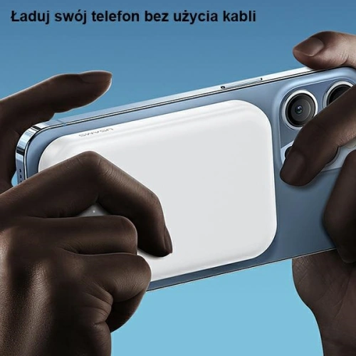 Kup Powerbank USAMS PB66 10000mAh 20W PD Magnetic Vezeték nélküli Kétirányú Gyors Töltés fehér/white (US-CD180) - USA973 - {ean13} - Sklep Home Screen