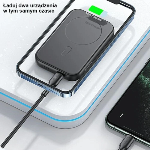Kup Powerbank USAMS PB66 10000mAh 20W PD Magnetic Wireless Two-Way Fast Charge alb/white (US-CD180) - USA973 - {ean13} - Sklep Home Screen