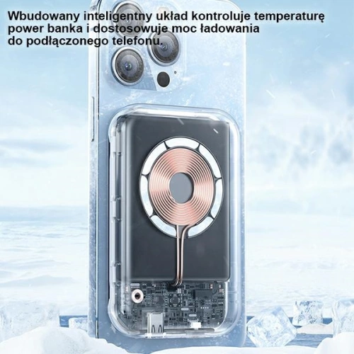 Kup Powerbank USAMS PB66 10000mAh 20W PD Magnetic Wireless Two-Way Fast Charge alb/white (US-CD180) - USA973 - {ean13} - Sklep Home Screen