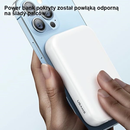 Kup Powerbank USAMS PB66 10000mAh 20W PD Magnetic Wireless Two-Way Fast Charge bílý/white (US-CD180) - USA973 - {ean13} - Sklep Home Screen