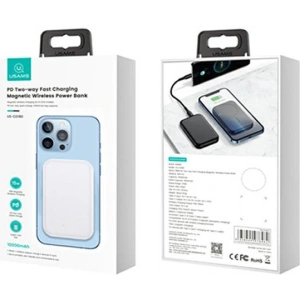 USAMS PB66 Powerbank 10000mAh 20W PD Magnetic Wireless Two-Way Fast Charge white (US-CD180)