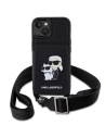 Kup Etui Karl Lagerfeld KLHCP14MCSAKCPMK Apple iPhone 14 Plus / 15 Plus hardcase černý/black Crossbody Saffiano Karl & Choupette - KLD1573 - {ean13} - Sklep Home Screen