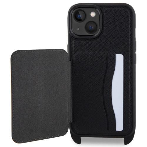 Kup Etui Karl Lagerfeld KLHCP14MCSAKCPMK Apple iPhone 14 Plus / 15 Plus hardcase černý/black Crossbody Saffiano Karl & Choupette - KLD1573 - {ean13} - Sklep Home Screen