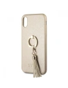 Kup Etui Guess GUHCI65RSSABE Apple iPhone XS Max beige/beżowy hardcase Saffiano with ring stand - GUE2577 - {ean13} - Sklep Home Screen