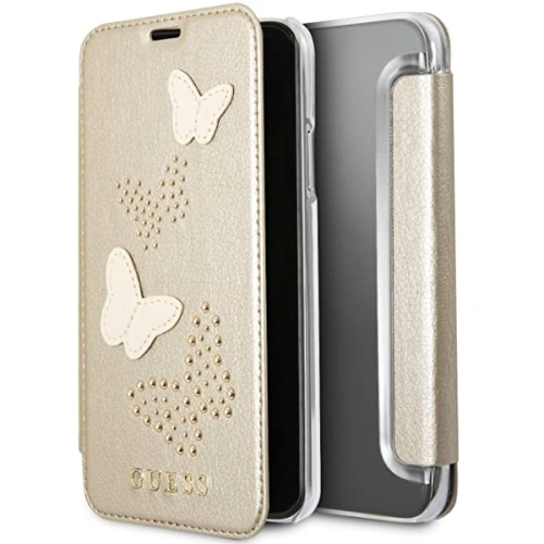 Buy Guess GUFLBKP7PBUBE Apple iPhone 8/7 beige book Studs & Sparkles - GUE2576 - {ean13} - Home Screen Store Europe