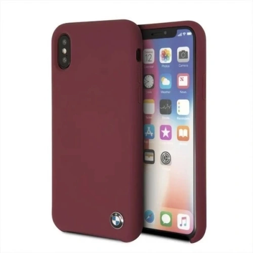 Kup Etui BMW BMHCPXSILRE Apple iPhone XS/X červený/red hardcase silikonový - BMW455 - {ean13} - Sklep Home Screen