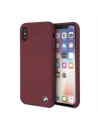 Etui BMW BMHCPXSILRE Apple iPhone XS/X vörös/piros kemény tok Szilikon