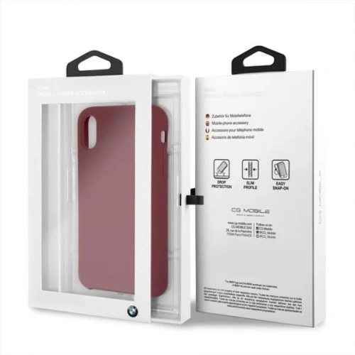 Kup Etui BMW BMHCPXSILRE Apple iPhone XS/X roșu/red hardcase Silicon - BMW455 - {ean13} - Sklep Home Screen