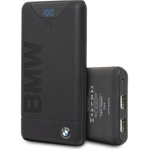 Powerbank bezprzewodowy BMW BMWCPB10KLOB 10000mAh czarny/black