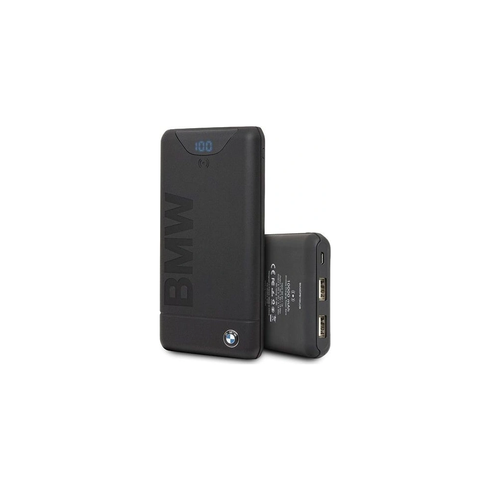 Powerbank bezprzewodowy BMW BMWCPB10KLOB 10000mAh czarny/black