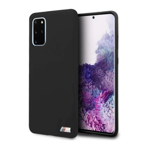 Buy BMW BMHCS67MSILBK Samsung Galaxy S20+ Plus black hardcase Silicone M Collection - BMW457 - {ean13} - Home Screen Store Europe