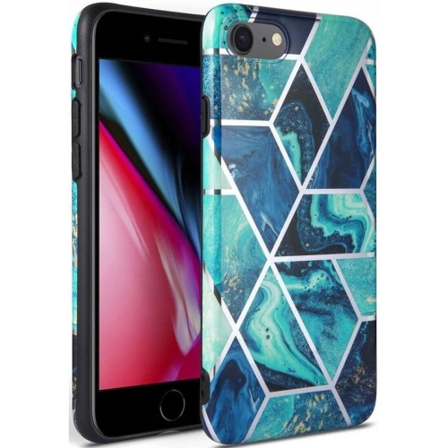 Buy Tech-Protect Marble 2 Apple iPhone SE 2022/SE 2020/8/7 Blue - THP1948 - {ean13} - Home Screen Store Europe