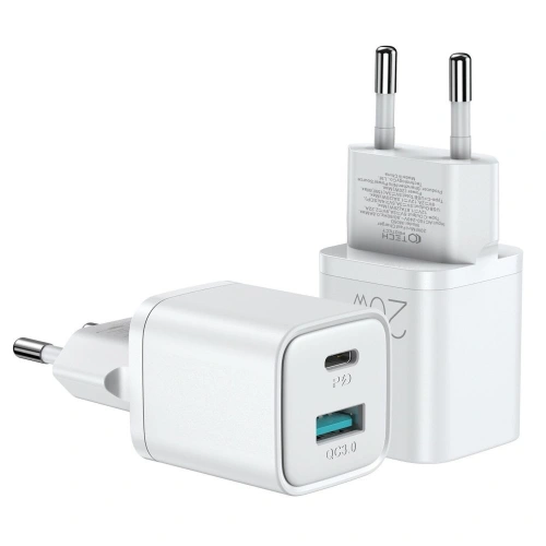 Kup Tech-Protect Netzwerk-Ladegerät M05d 2-Port Netzwerk-Ladegerät PD 20W QC 3.0 Weiß - THP1950 - {ean13} - Sklep Home Screen