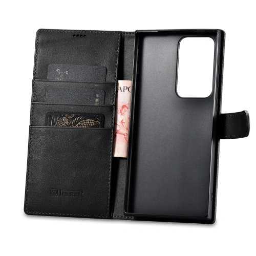 Kup Etui iCarer Wallet Case Samsung Galaxy S23 Ultra fekete - ICR486 - {ean13} - Sklep Home Screen