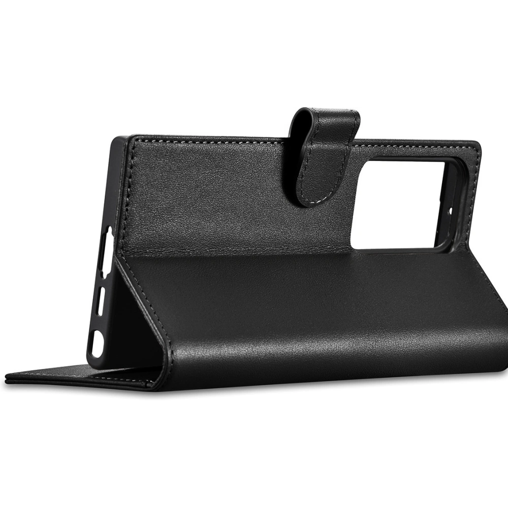 Etui iCarer Wallet Case Samsung Galaxy S23 Ultra czarne