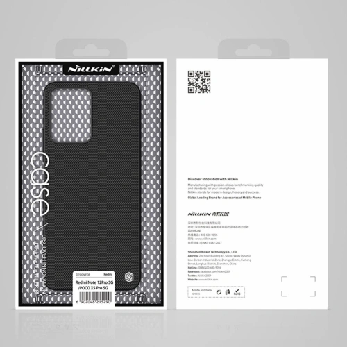 Kup Etui Nillkin Textured Case Xiaomi Redmi Note 12 Pro/POCO X5 Pro 5G czarne - NLK1088 - {ean13} - Sklep Home Screen