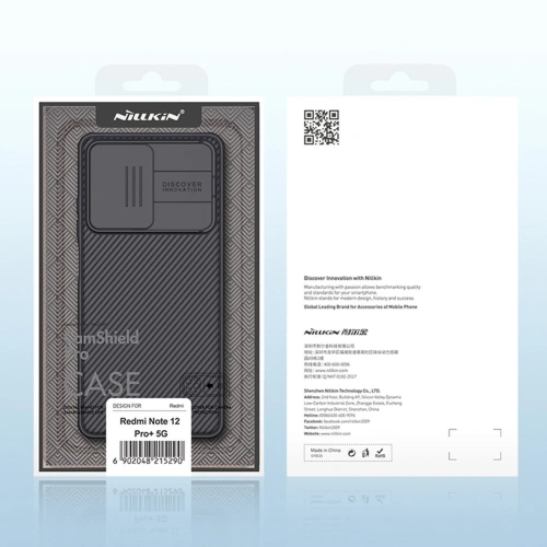 Kup Nillkin Xiaomi Case CamShield Pro Case Redmi Note 12 Pro+ Plus schwarz - NLK1090 - {ean13} - Sklep Home Screen