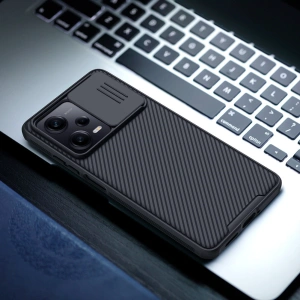 Kup Etui Nillkin CamShield Pro Case Xiaomi Redmi Note 12 Pro+ Plus czarne - NLK1090 - {ean13} - Sklep Home Screen