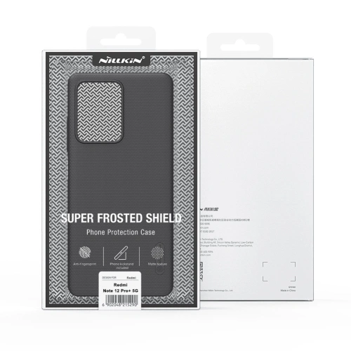 Kup Etui Nillkin Super Frosted Shield Xiaomi Redmi Note 12 Pro+ Plus černé - NLK1091 - {ean13} - Sklep Home Screen