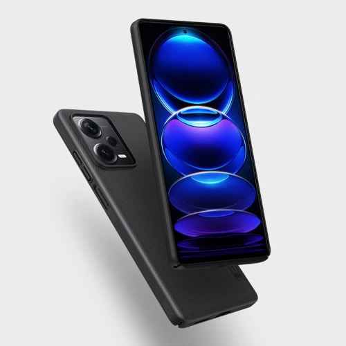 Kup Etui Nillkin Super Frosted Shield Xiaomi Redmi Note 12 Pro+ Plus fekete - NLK1091 - {ean13} - Sklep Home Screen