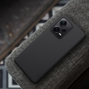Kup Etui Nillkin Super Frosted Shield Xiaomi Redmi Note 12 Pro+ Plus czarne - NLK1091 - {ean13} - Sklep Home Screen