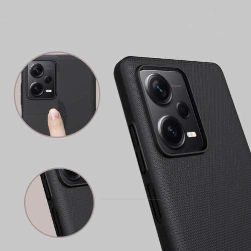 Buy Nillkin Super Frosted Shield Xiaomi Redmi Note 12 Pro+ Plus black - NLK1091 - {ean13} - Home Screen Store Europe