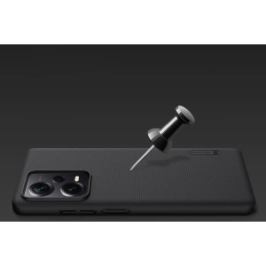 Etui Nillkin Super Frosted Shield Xiaomi Redmi Note 12 Pro+ Plus fekete