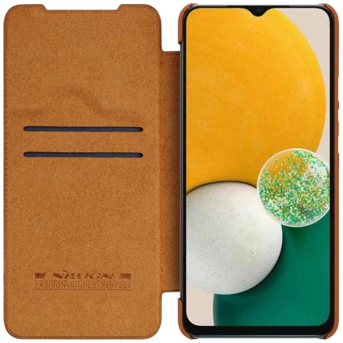 Kup Nillkin Samsung Tasche Qin Leder Galaxy A14 5G braun - NLK1095 - {ean13} - Sklep Home Screen