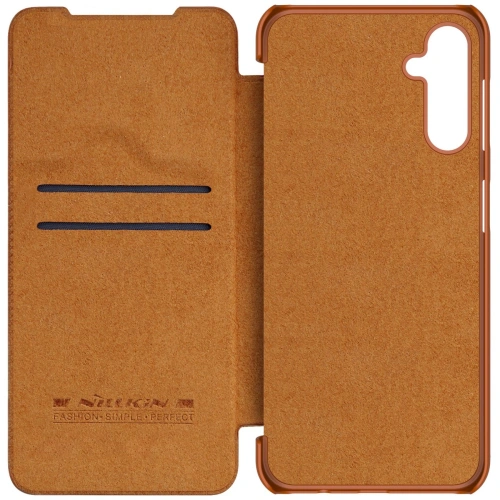 Kup Etui Nillkin Qin Leather Samsung Galaxy A14 5G maro - NLK1095 - {ean13} - Sklep Home Screen