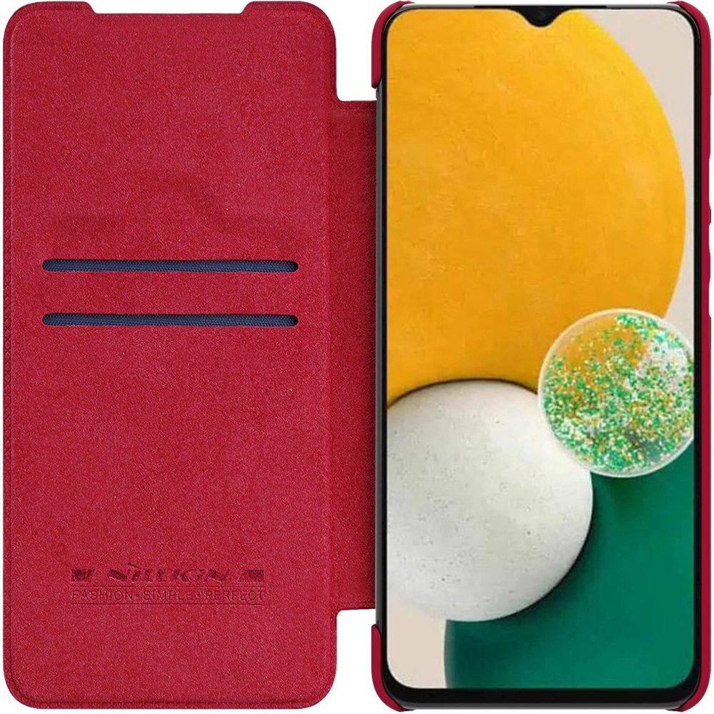 Etui Nillkin Qin Leather Samsung Galaxy A14 5G czerwone