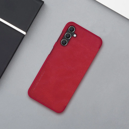 Kup Etui Nillkin Qin Leather Samsung Galaxy A14 5G piros - NLK1096 - {ean13} - Sklep Home Screen