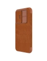 Buy Nillkin Qin Leather Pro Case Samsung Galaxy A54 5G brown - NLK1102 - {ean13} - Home Screen Store Europe