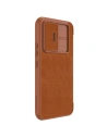 Buy Nillkin Qin Leather Pro Case Samsung Galaxy A54 5G brown - NLK1102 - {ean13} - Home Screen Store Europe