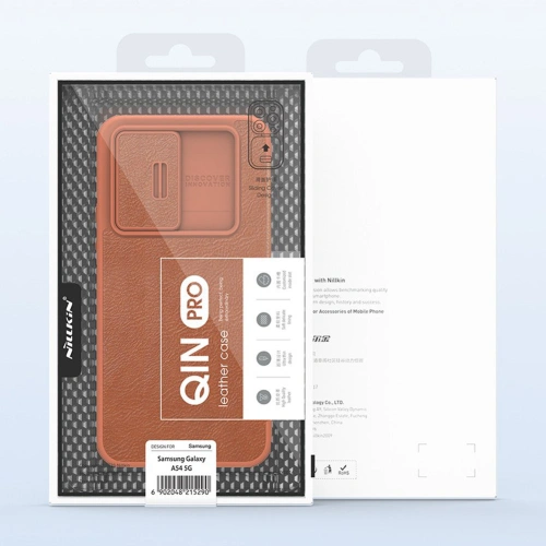 Buy Nillkin Qin Leather Pro Case Samsung Galaxy A54 5G brown - NLK1102 - {ean13} - Home Screen Store Europe
