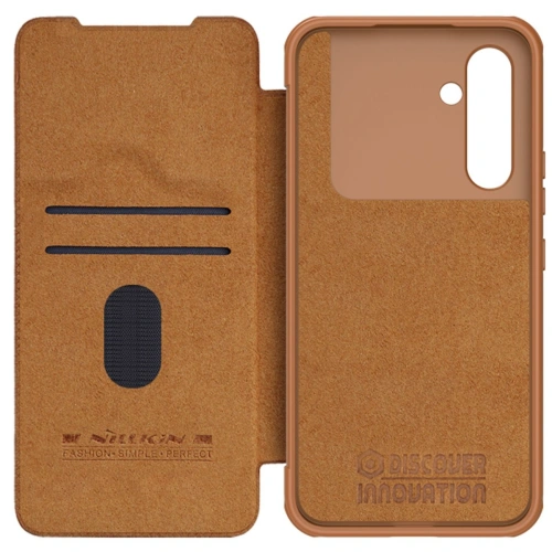 Buy Nillkin Qin Leather Pro Case Samsung Galaxy A54 5G brown - NLK1102 - {ean13} - Home Screen Store Europe