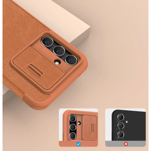 Buy Nillkin Qin Leather Pro Case Samsung Galaxy A54 5G brown - NLK1102 - {ean13} - Home Screen Store Europe